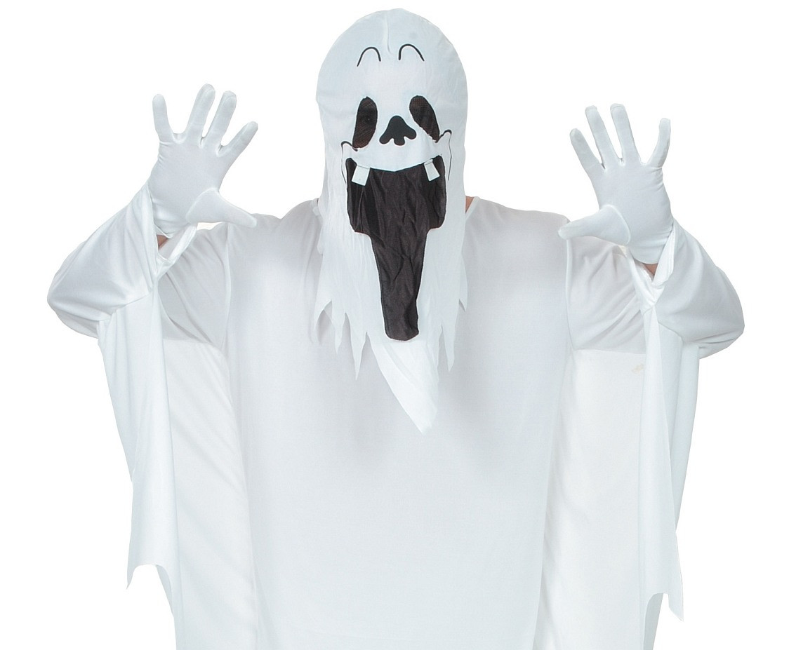 Role play-set for adult Ghost (robe, hood), one size